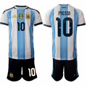Argentinië 2026 WK Thuistenue Heren Lionel Messi #10 Voetbalshirt + Shorts