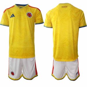 Colombia 2026 WK Thuistenue Heren Voetbalshirt + Shorts