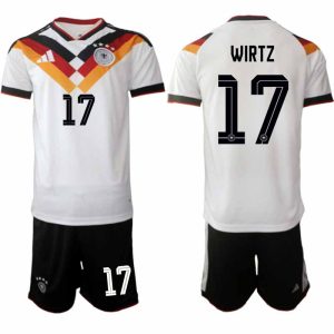 Duitsland 2026 WK Thuistenue Heren Florian Wirtz #17 Voetbalshirt + Shorts