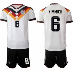 Duitsland 2026 WK Thuistenue Heren Joshua Kimmich #6 Voetbalshirt + Shorts