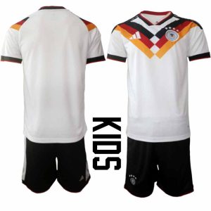 Duitsland 2026 WK Thuistenue Kinderen Voetbalshirt + Shorts