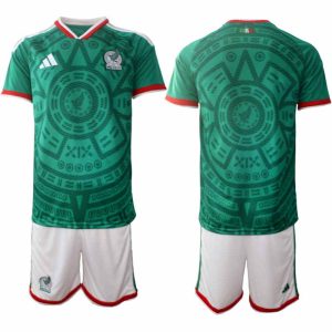 Mexico 2026 WK Thuistenue Heren Voetbalshirt + Shorts