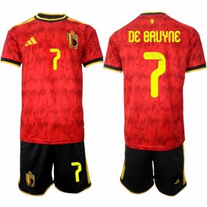 België WK 2026 Thuistenue Heren Kevin De Bruyne #7 Voetbalshirt + Shorts