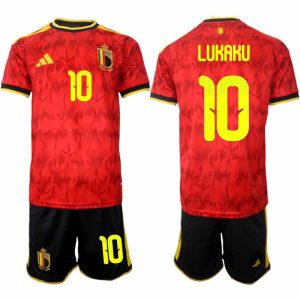 België WK 2026 Thuistenue Heren Romelu Lukaku #10 Voetbalshirt + Shorts