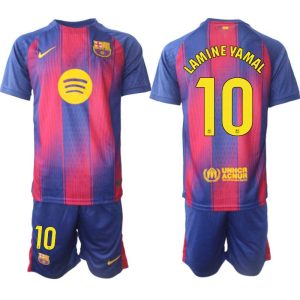FC Barcelona Thuistenue Heren 2025/26 Lamine Yamal 10 Korte Mouwen + Shorts