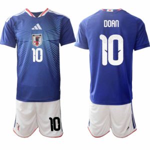 Japan WK 2026 Thuistenue Heren Ritsu Doan #10 Voetbalshirt + Shorts