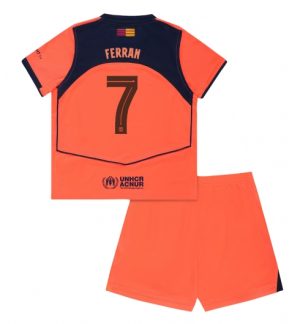 Barcelona Ferran Torres #7 Derde tenue Kinder 2025-26 Korte Mouwen en Broekje Barcelona Ferran Torres #7 Derde tenue Kinder 2025-26 Korte Mouwen en Broekje
