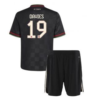 Bayern Munich Alphonso Davies #19 Derde tenue Kinder 2025-26 Korte Mouwen en Broekje