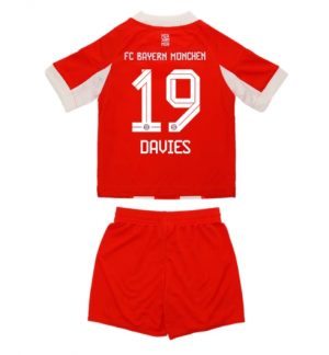 Bayern Munich Alphonso Davies #19 Thuis tenue Kinder 2025-26 Korte Mouwen en Broekje