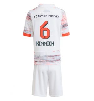 Bayern Munich Joshua Kimmich #6 Uit tenue Kinder 2025-26 Korte Mouwen en Broekje