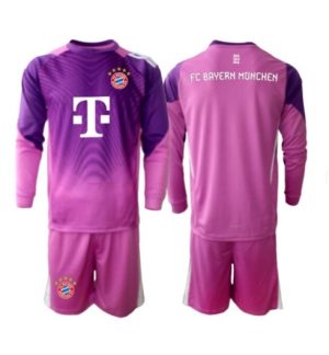 Bayern Munich Keeper Derde tenue Kinder 2025-26 Lange Mouwen (+ broek)