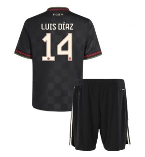 Bayern Munich Luis Diaz #14 Derde tenue Kinder 2025-26 Korte Mouwen en Broekje