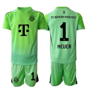 Bayern Munich Manuel Neuer #1 Keeper Thuis tenue Kinder 2025-26 Korte Mouwen en Broekje