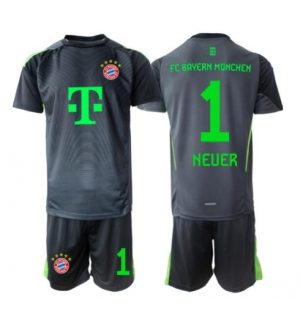 Bayern Munich Manuel Neuer #1 Keeper Uit tenue Kinder 2025-26 Korte Mouwen en Broekje