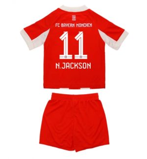 Bayern Munich Nicolas Jackson #11 Thuis tenue Kinder 2025-26 Korte Mouwen en Broekje