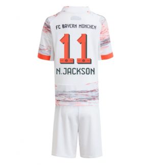 Bayern Munich Nicolas Jackson #11 Uit tenue Kinder 2025-26 Korte Mouwen en Broekje