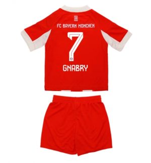 Bayern Munich Serge Gnabry #7 Thuis tenue Kinder 2025-26 Korte Mouwen en Broekje