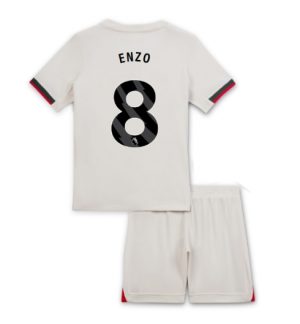 Chelsea Enzo Fernandez #8 Uit tenue Kinder 2025-26 Korte Mouwen en Broekje