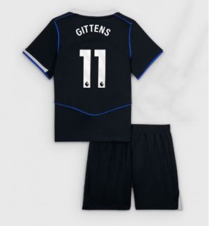 Chelsea Jamie Gittens #11 Derde tenue Kinder 2025-26 Korte Mouwen en Broekje