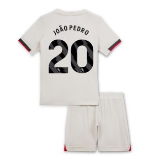 Chelsea Joao Pedro #20 Uit tenue Kinder 2025-26 Korte Mouwen en Broekje