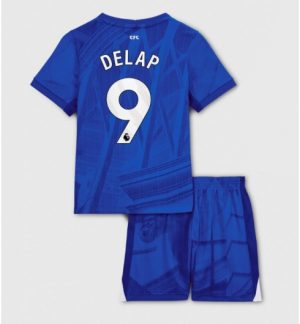 Chelsea Liam Delap #9 Thuis tenue Kinder 2025-26 Korte Mouwen en Broekje