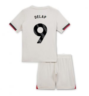 Chelsea Liam Delap #9 Uit tenue Kinder 2025-26 Korte Mouwen en Broekje