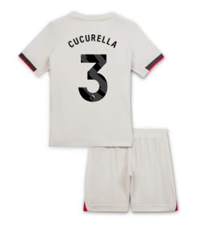 Chelsea Marc Cucurella #3 Uit tenue Kinder 2025-26 Korte Mouwen en Broekje