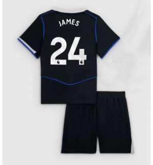 Chelsea Reece James #24 Derde tenue Kinder 2025-26 Korte Mouwen en Broekje
