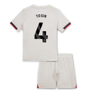 Chelsea Tosin Adarabioyo #4 Uit tenue Kinder 2025-26 Korte Mouwen en Broekje