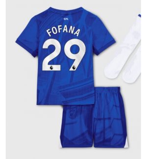 Chelsea Wesley Fofana #29 Thuis tenue Kinder 2025-26 Korte Mouwen en Broekje