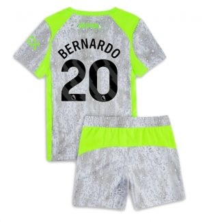 Manchester City Bernardo Silva #20 Derde tenue Kinder 2025-26 Korte Mouwen en Broekje Manchester City Bernardo Silva #20 Derde tenue Kinder 2025-26 Korte Mouwen en Broekje