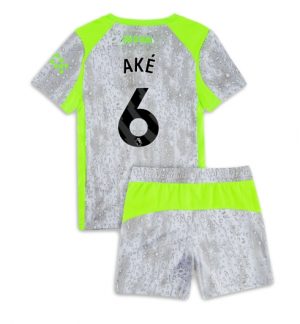 Manchester City Nathan Ake #6 Derde tenue Kinder 2025-26 Korte Mouwen en Broekje Manchester City Nathan Ake #6 Derde tenue Kinder 2025-26 Korte Mouwen en Broekje