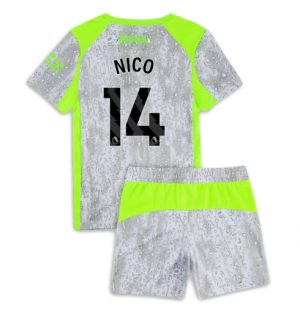 Manchester City Nico Gonzalez #14 Derde tenue Kinder 2025-26 Korte Mouwen en Broekje Manchester City Nico Gonzalez #14 Derde tenue Kinder 2025-26 Korte Mouwen en Broekje