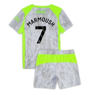 Manchester City Omar Marmoush #7 Derde tenue Kinder 2025-26 Korte Mouwen en Broekje