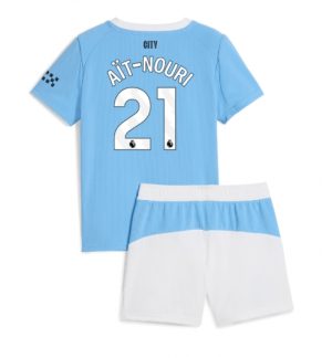 Manchester City Rayan Ait-Nouri #21 Thuis tenue Kinder 2025-26 Korte Mouwen en Broekje