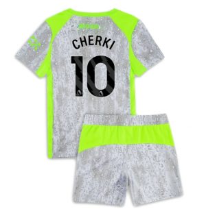 Manchester City Rayan Cherki #10 Derde tenue Kinder 2025-26 Korte Mouwen en Broekje Manchester City Rayan Cherki #10 Derde tenue Kinder 2025-26 Korte Mouwen en Broekje
