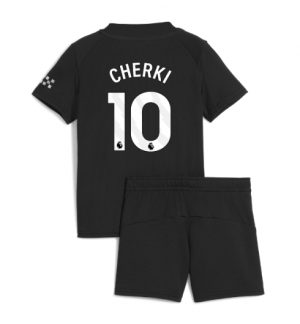 Manchester City Rayan Cherki #10 Uit tenue Kinder 2025-26 Korte Mouwen en Broekje Manchester City Rayan Cherki #10 Uit tenue Kinder 2025-26 Korte Mouwen en Broekje