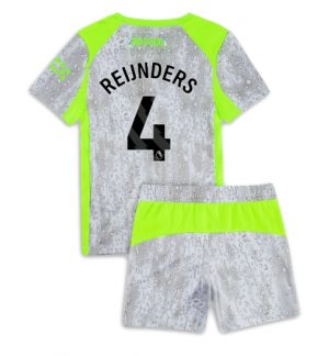 Manchester City Tijjani Reijnders #4 Derde tenue Kinder 2025-26 Korte Mouwen en Broekje Manchester City Tijjani Reijnders #4 Derde tenue Kinder 2025-26 Korte Mouwen en Broekje