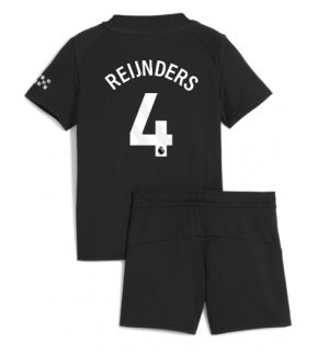 Manchester City Tijjani Reijnders #4 Uit tenue Kinder 2025-26 Korte Mouwen en Broekje Manchester City Tijjani Reijnders #4 Uit tenue Kinder 2025-26 Korte Mouwen en Broekje