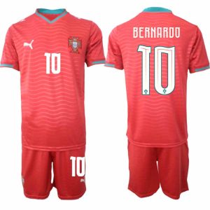 Portugal WK 2026 Thuistenue voor Heren Bernardo Silva #10 Voetbalshirt en Short