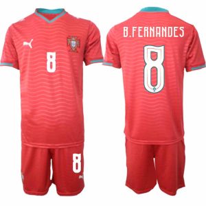 Portugal WK 2026 Thuistenue voor Heren Bruno Fernandes #8 Voetbalshirt en Short