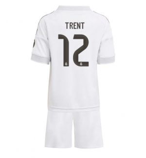 Real Madrid Alexander-Arnold #12 Thuis tenue Kinder 2025-26 Korte Mouwen en Broekje Real Madrid Alexander-Arnold #12 Thuis tenue Kinder 2025-26 Korte Mouwen en Broekje
