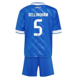 Real Madrid Jude Bellingham #5 Derde tenue Kinder 2025-26 Korte Mouwen en Broekje Real Madrid Jude Bellingham #5 Derde tenue Kinder 2025-26 Korte Mouwen en Broekje
