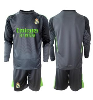 Real Madrid Keeper Derde tenue Kinder 2025-26 Lange Mouwen (+ broek) Real Madrid Keeper Derde tenue Kinder 2025-26 Lange Mouwen (+ broek)
