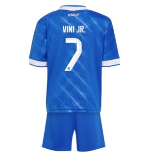 Real Madrid Vinicius Junior #7 Derde tenue Kinder 2025-26 Korte Mouwen en Broekje Real Madrid Vinicius Junior #7 Derde tenue Kinder 2025-26 Korte Mouwen en Broekje