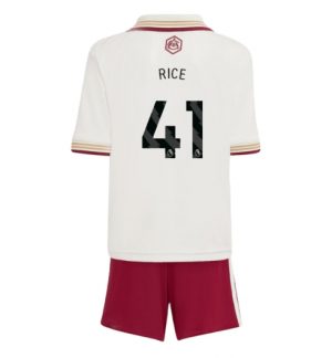 Arsenal Declan Rice #41 Derde tenue Kinder 2025-26 Korte Mouwen en Broekje