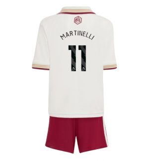 Arsenal Gabriel Martinelli #11 Derde tenue Kinder 2025-26 Korte Mouwen en Broekje