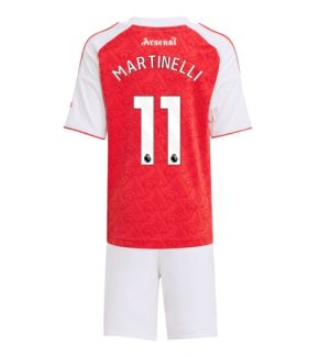 Arsenal Gabriel Martinelli #11 Thuis tenue Kinder 2025-26 Korte Mouwen en Broekje