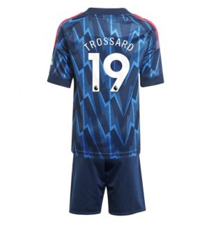 Arsenal Leandro Trossard #19 Uit tenue Kinder 2025-26 Korte Mouwen en Broekje