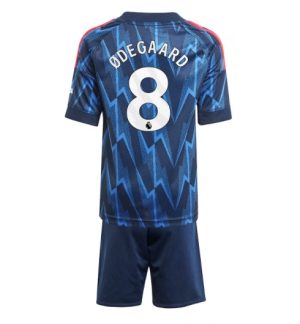 Arsenal Martin Odegaard #8 Uit tenue Kinder 2025-26 Korte Mouwen en Broekje